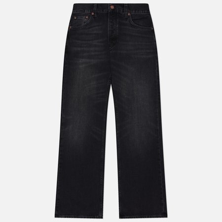 Мужские джинсы Nudie Jeans Flare Glenn, цвет чёрный, размер 34/32