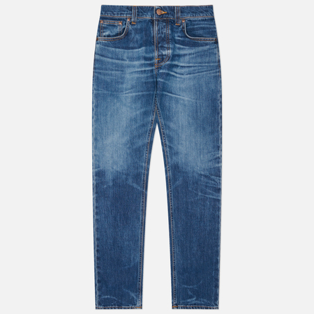 Мужские джинсы Nudie Jeans Grim Tim, цвет синий, размер 32/32