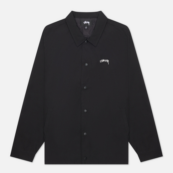 Мужская куртка ветровка Stussy Classic Embroidered Coach Black