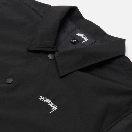 Мужская куртка ветровка Stussy Classic Embroidered Coach Black