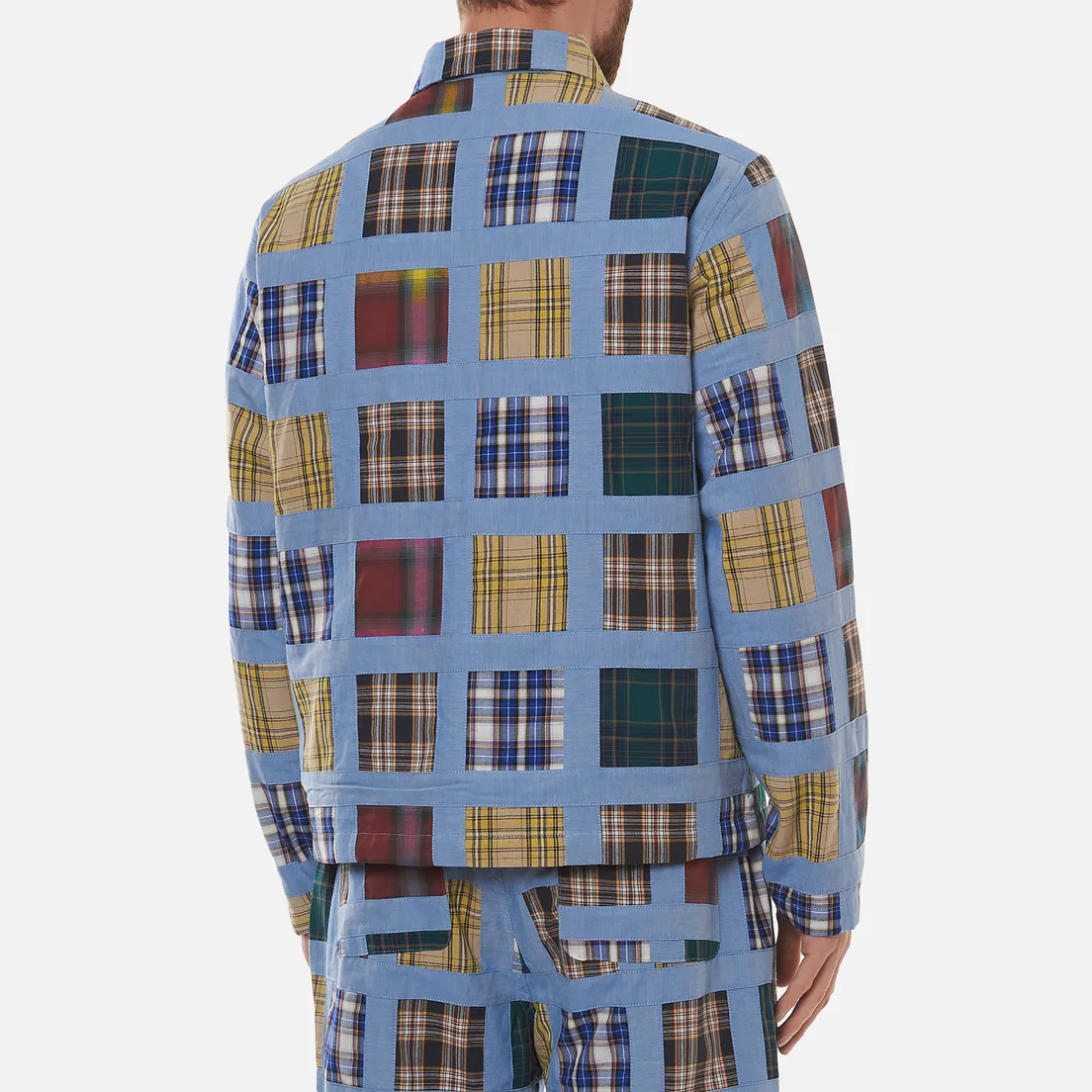 Stussy Мужская куртка Madras Patchwork Zip