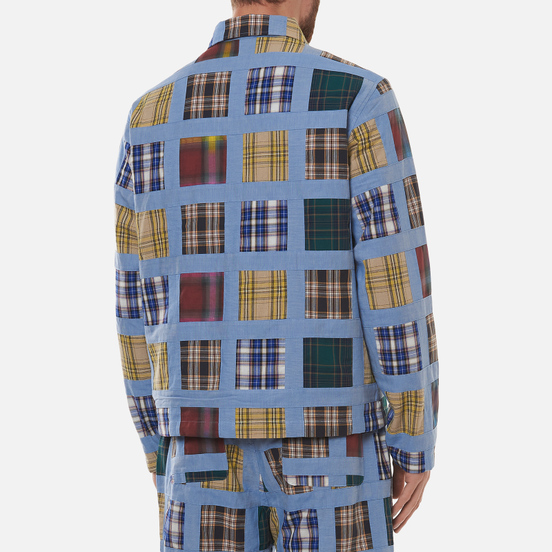 Мужская куртка Stussy Madras Patchwork Zip Plaid