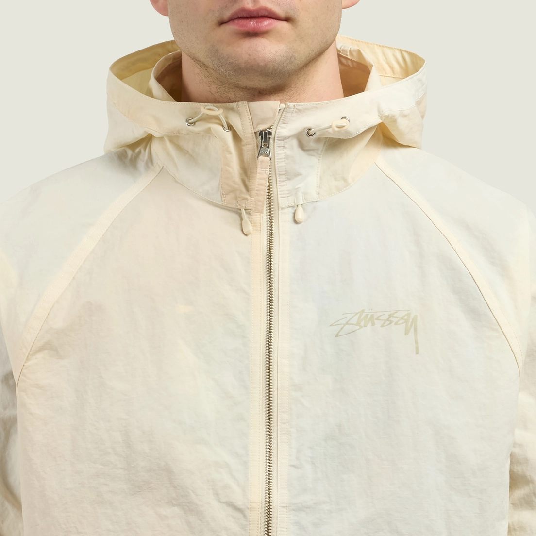 Stussy Мужская куртка ветровка Beach Shell Wave Dye
