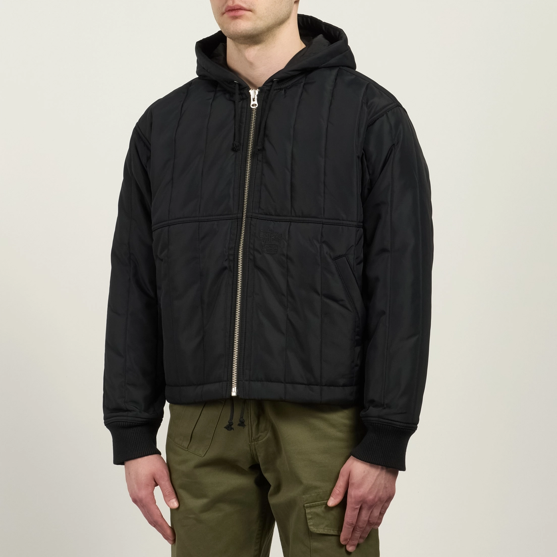 Stussy Мужская стеганая куртка Quilted Nylon Work