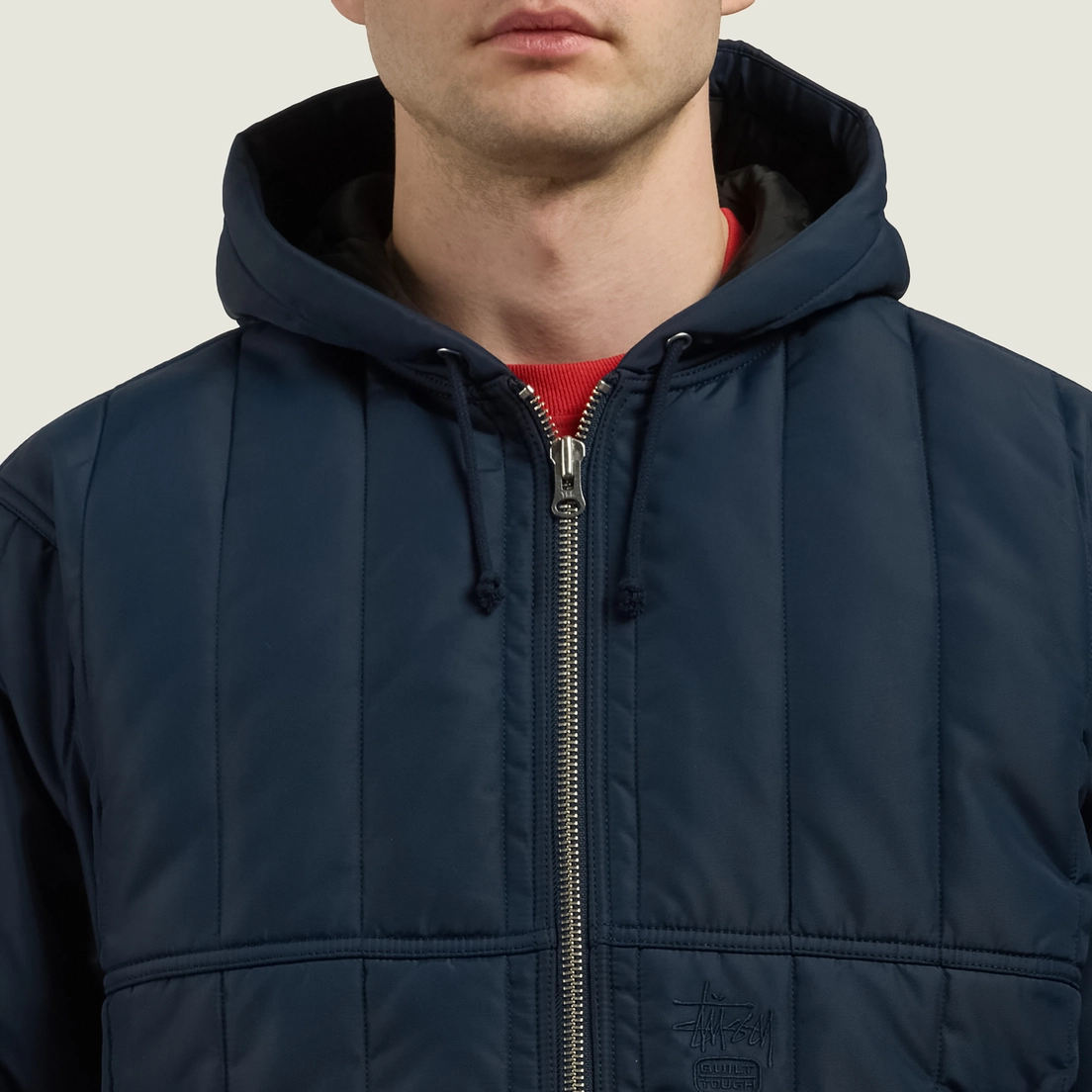 Stussy Мужская стеганая куртка Quilted Nylon Work