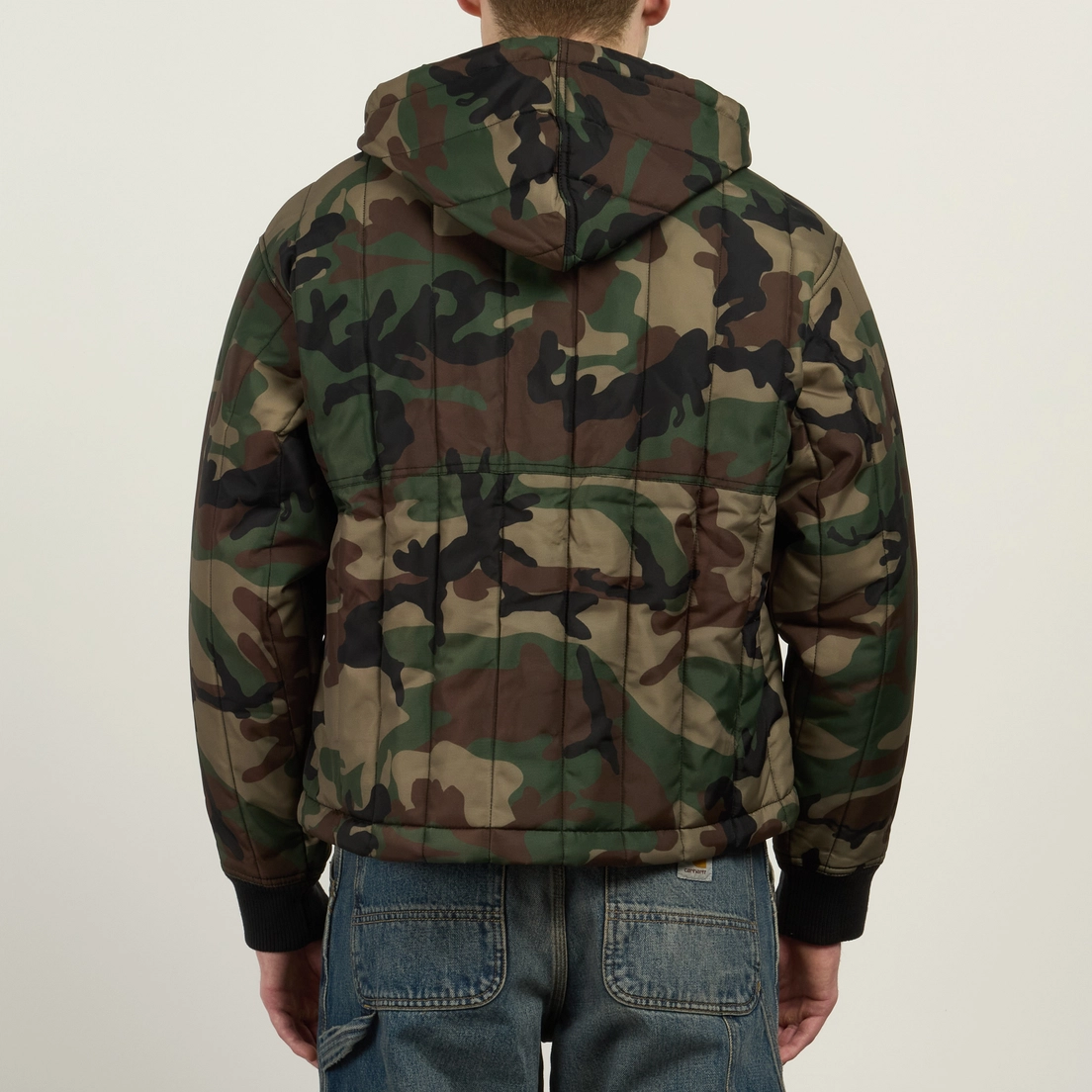 Stussy Мужская стеганая куртка Quilted Nylon Work