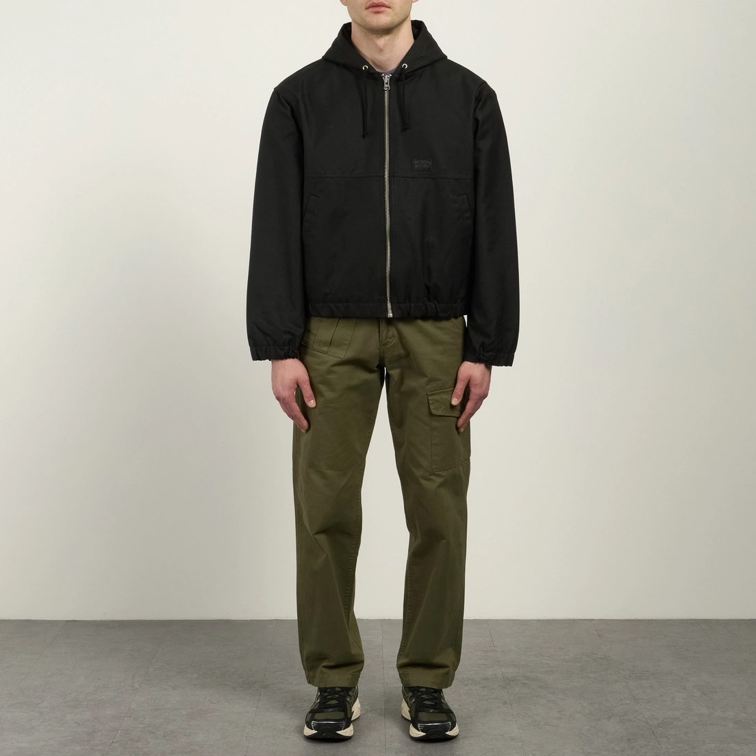 Stussy Мужская демисезонная куртка Waxed Cotton Work