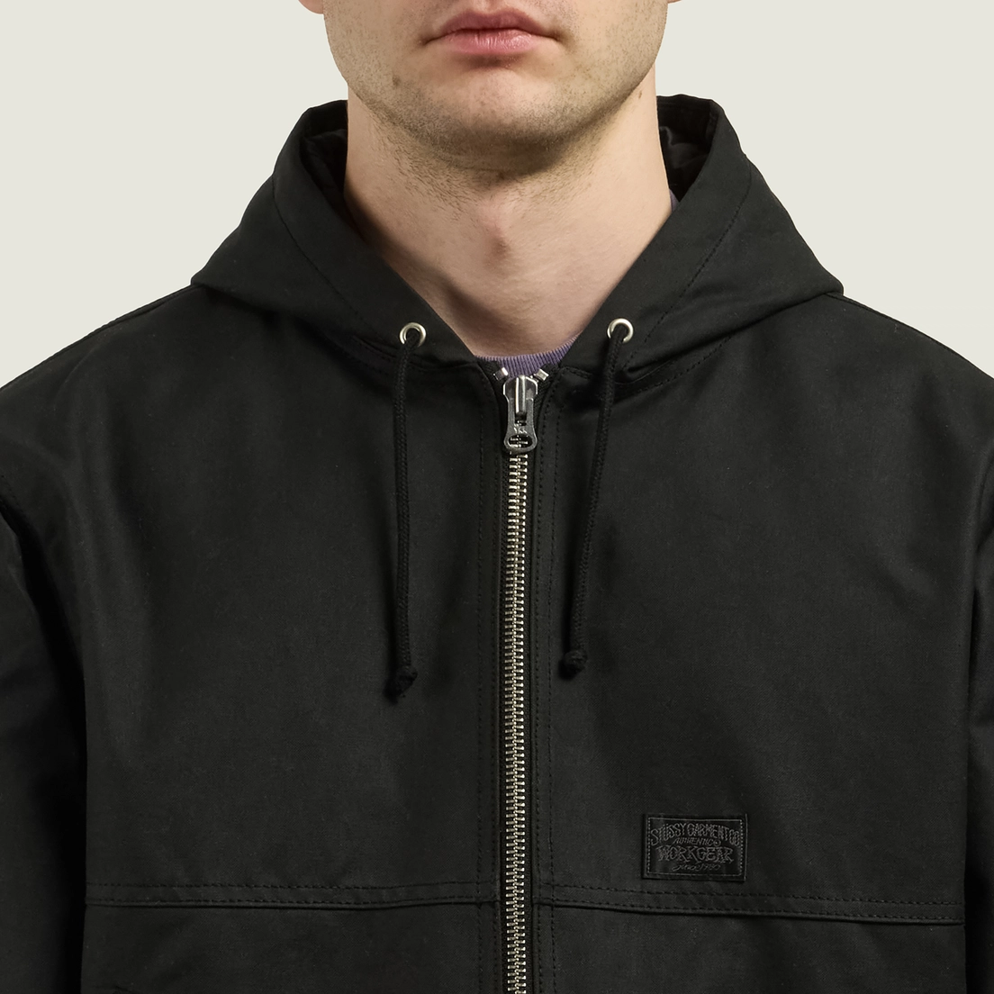 Stussy Мужская демисезонная куртка Waxed Cotton Work