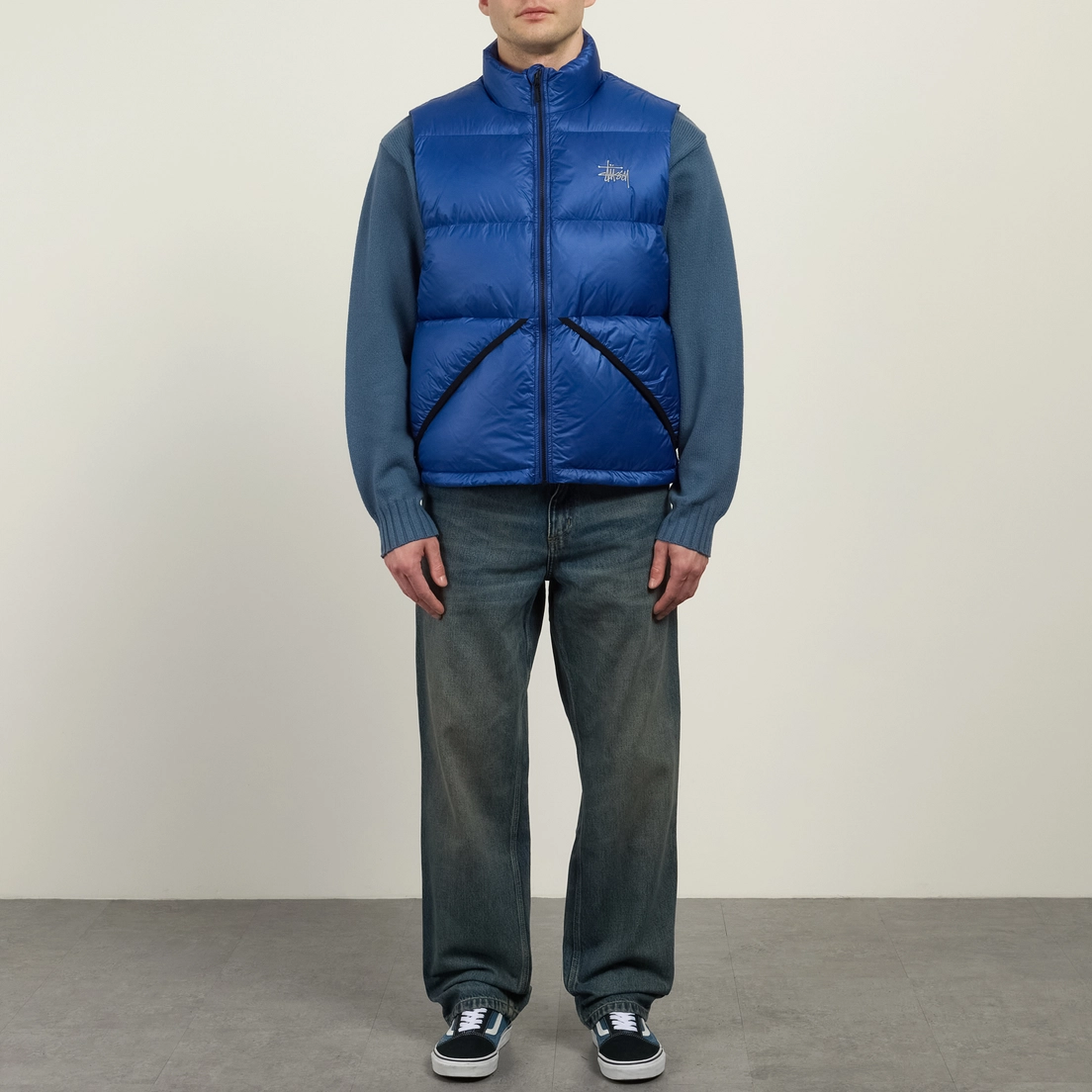 Stussy Мужской жилет Micro Ripstop Down