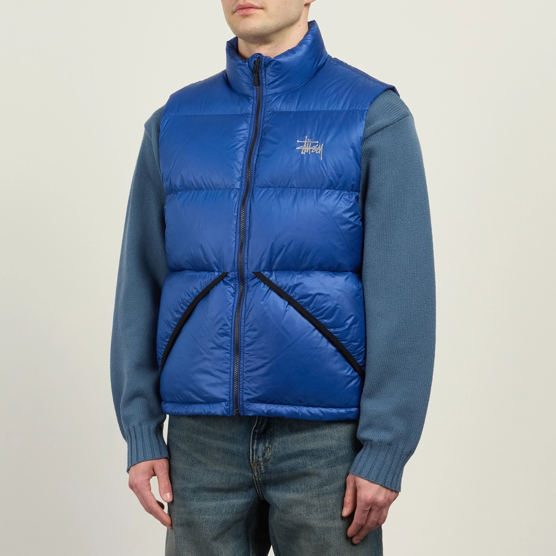 Stussy Мужской жилет Micro Ripstop Down