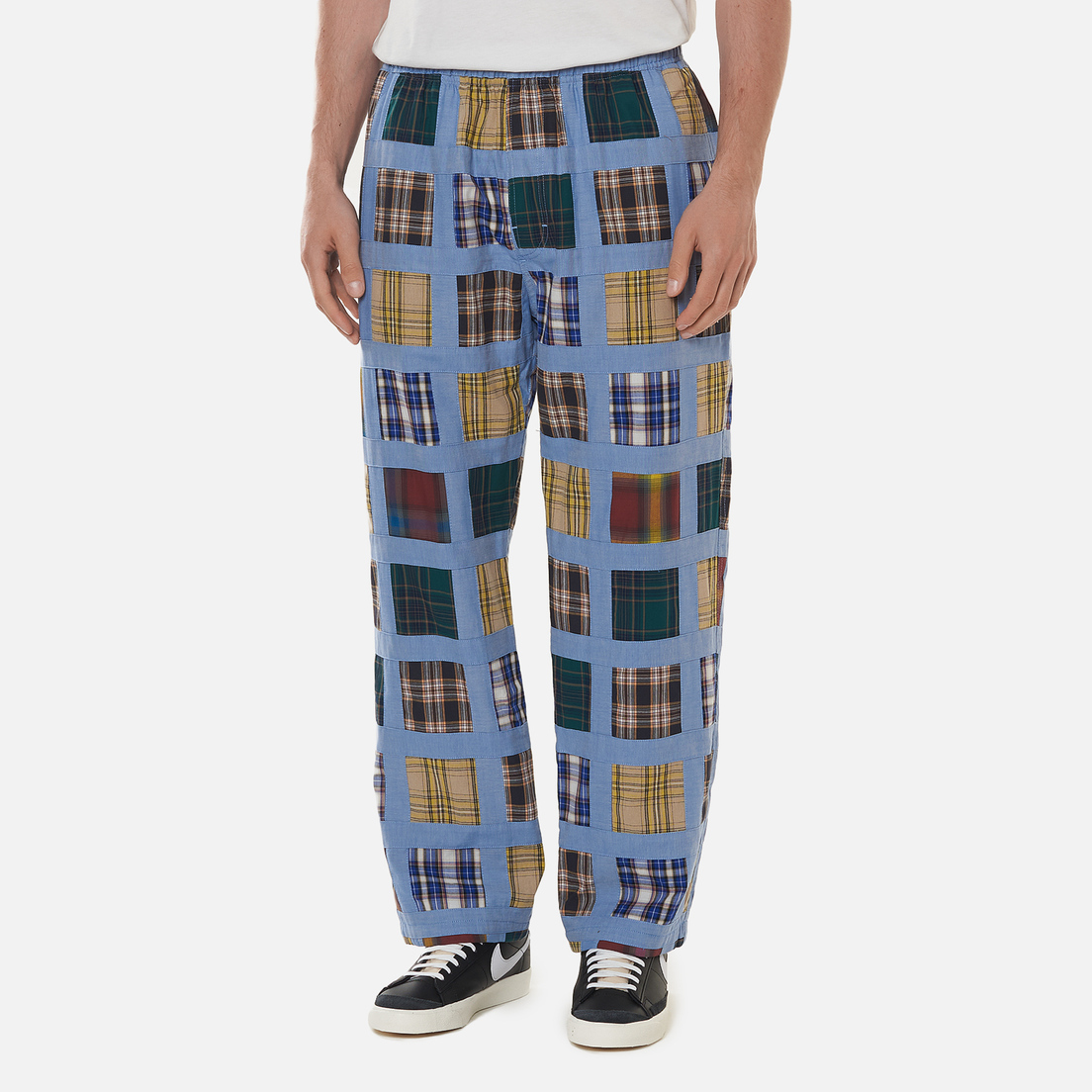 Stussy Мужские брюки Madras Patchwork Relaxed