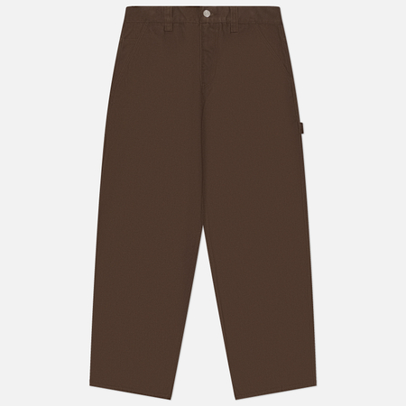 Мужские брюки Stussy Carpenter Canvas, цвет коричневый, размер 36