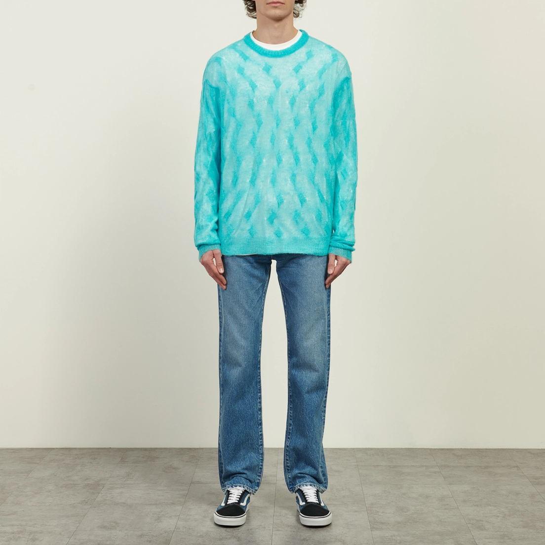 Stussy Мужской свитер Loose Knit Cross Cable