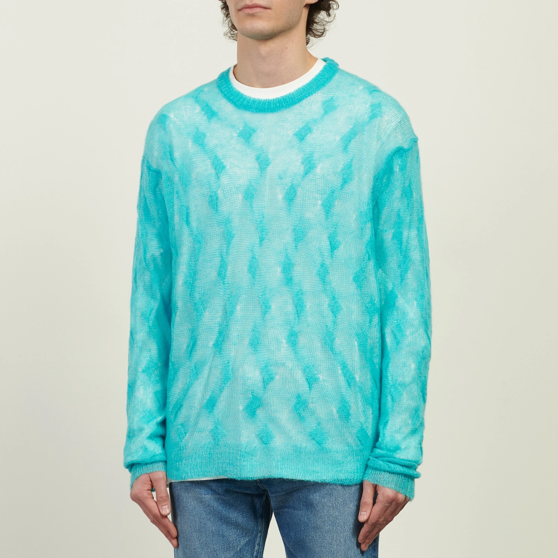 Stussy Мужской свитер Loose Knit Cross Cable