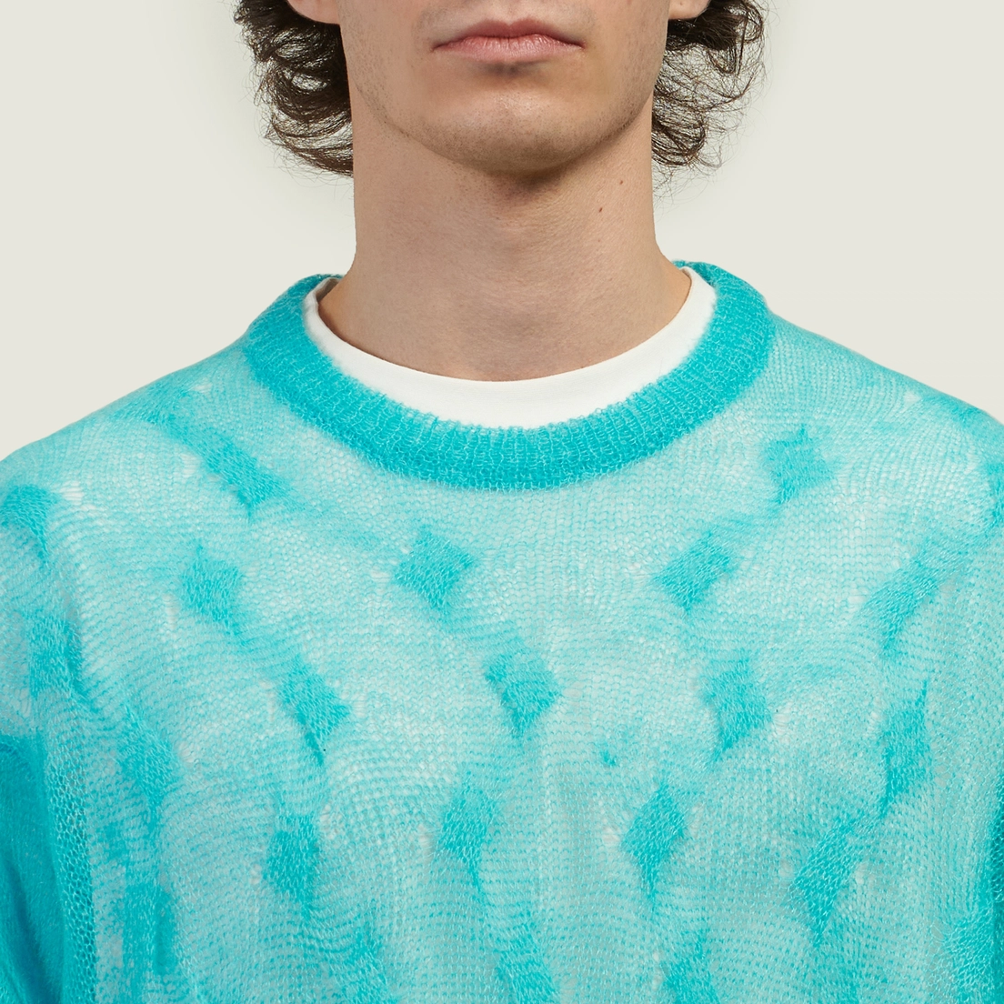 Stussy Мужской свитер Loose Knit Cross Cable