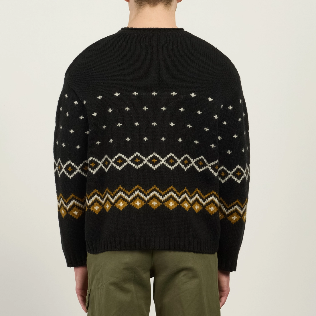 Stussy Мужской свитер Roll V Neck Fairisle