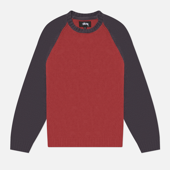 Мужской свитер Stussy Colorblocked Raglan Crew