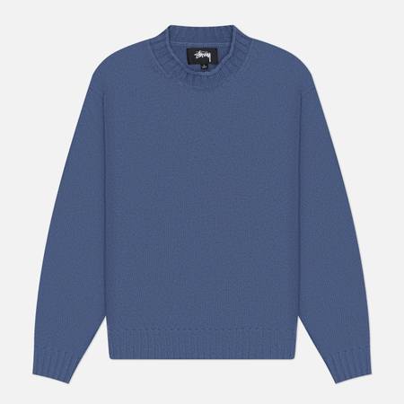 Мужской свитер Stussy Surfman Mock, цвет синий, размер L