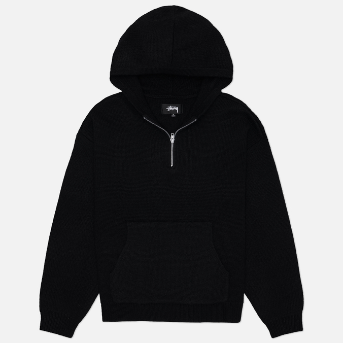 Мужской свитер Stussy Quarter Zip Knit Hoodie