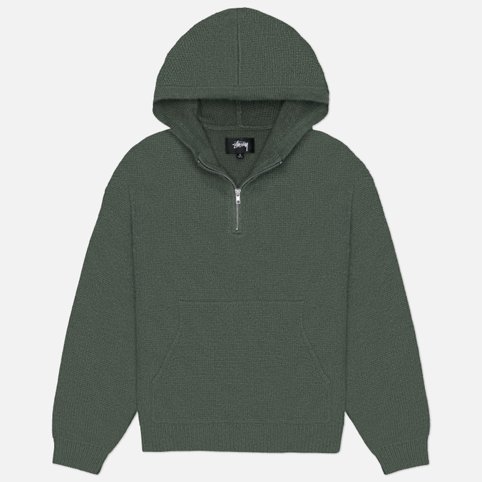 Мужской свитер Stussy Quarter Zip Knit Hoodie