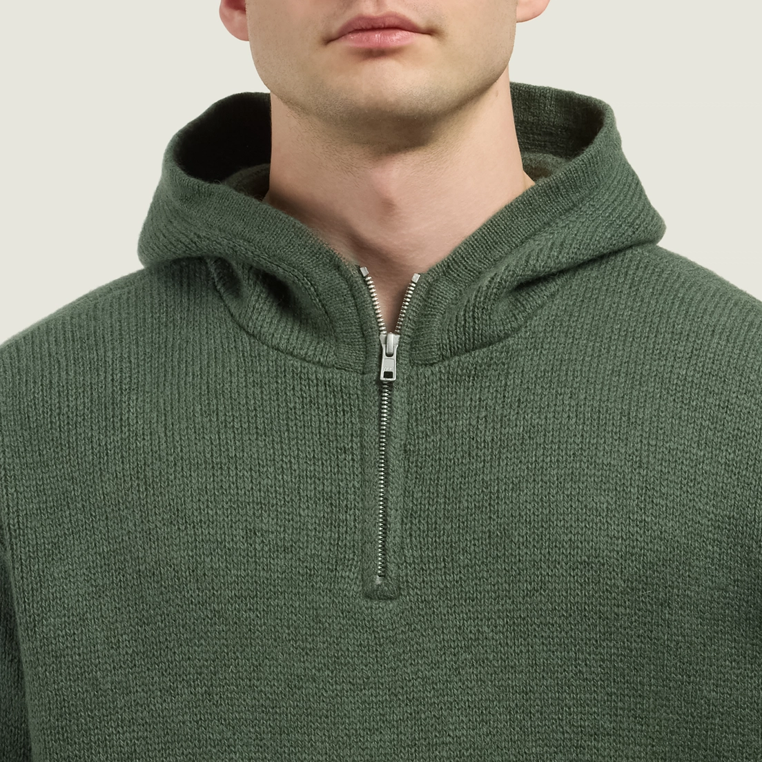 Stussy Мужской свитер Quarter Zip Knit Hoodie