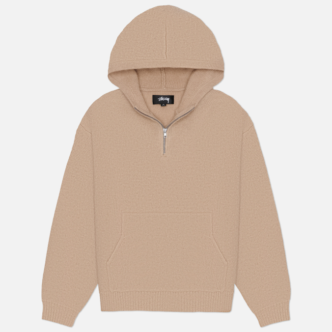 Мужской свитер Stussy Quarter Zip Knit Hoodie