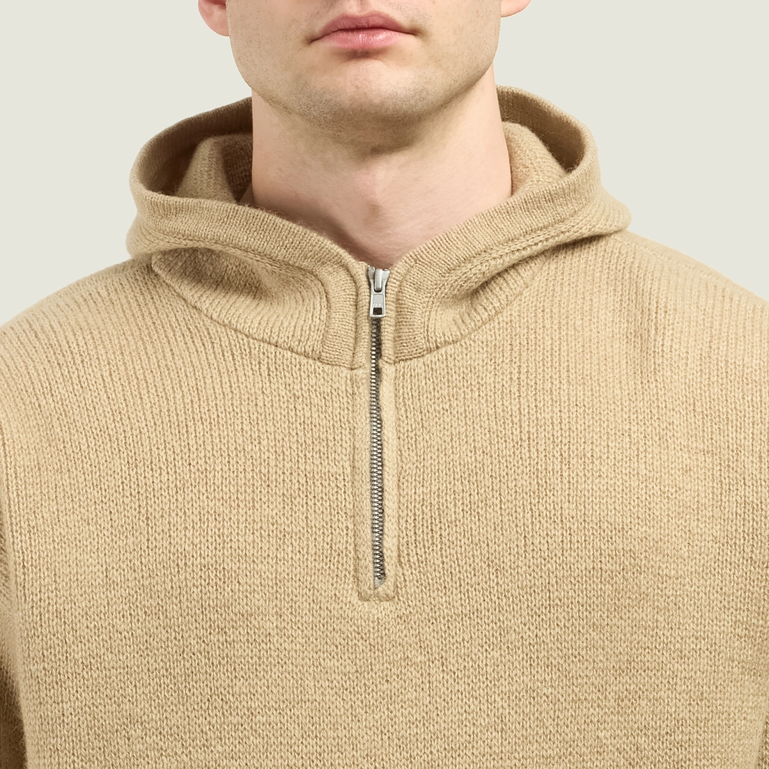 Stussy Мужской свитер Quarter Zip Knit Hoodie