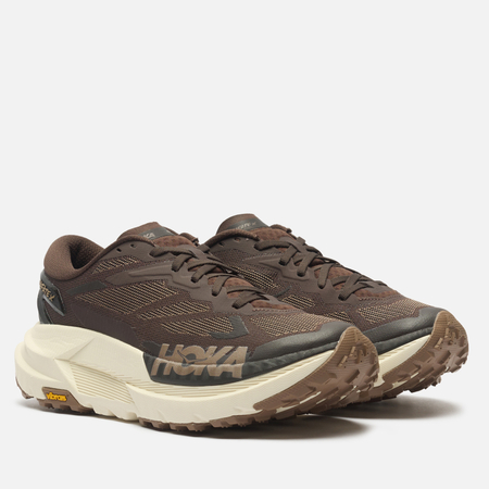 Мужские кроссовки Hoka One One Mafate X, цвет коричневый, размер 42 EU