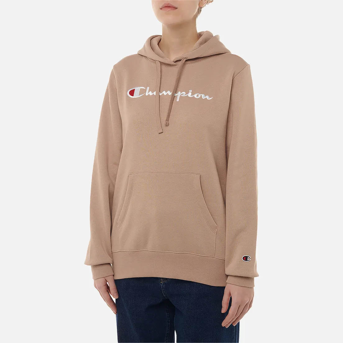 Champion Женская толстовка Big Logo Slim Fit Hoodie