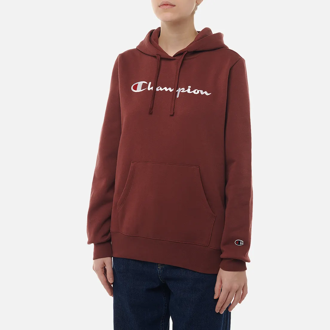 Champion Женская толстовка Big Logo Slim Fit Hoodie