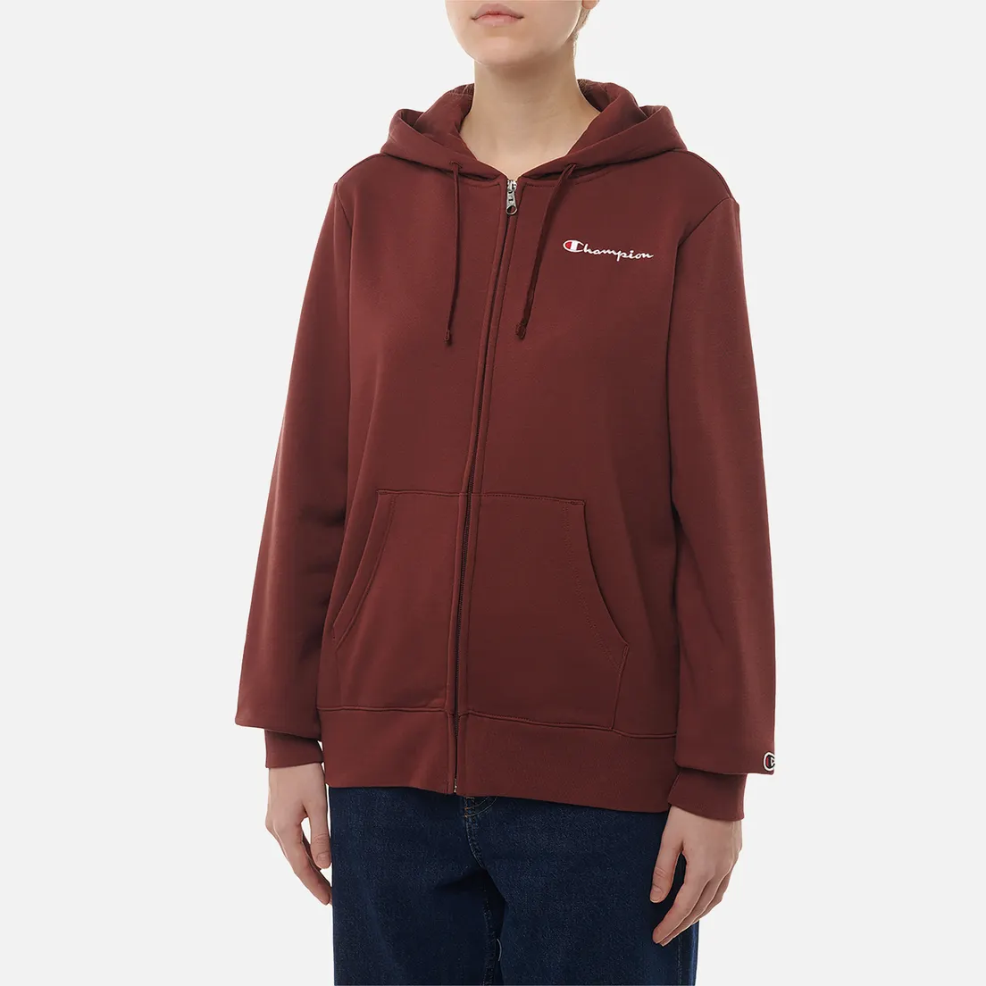 Champion Женская толстовка Small Logo Full-Zip Fleece Hoodie