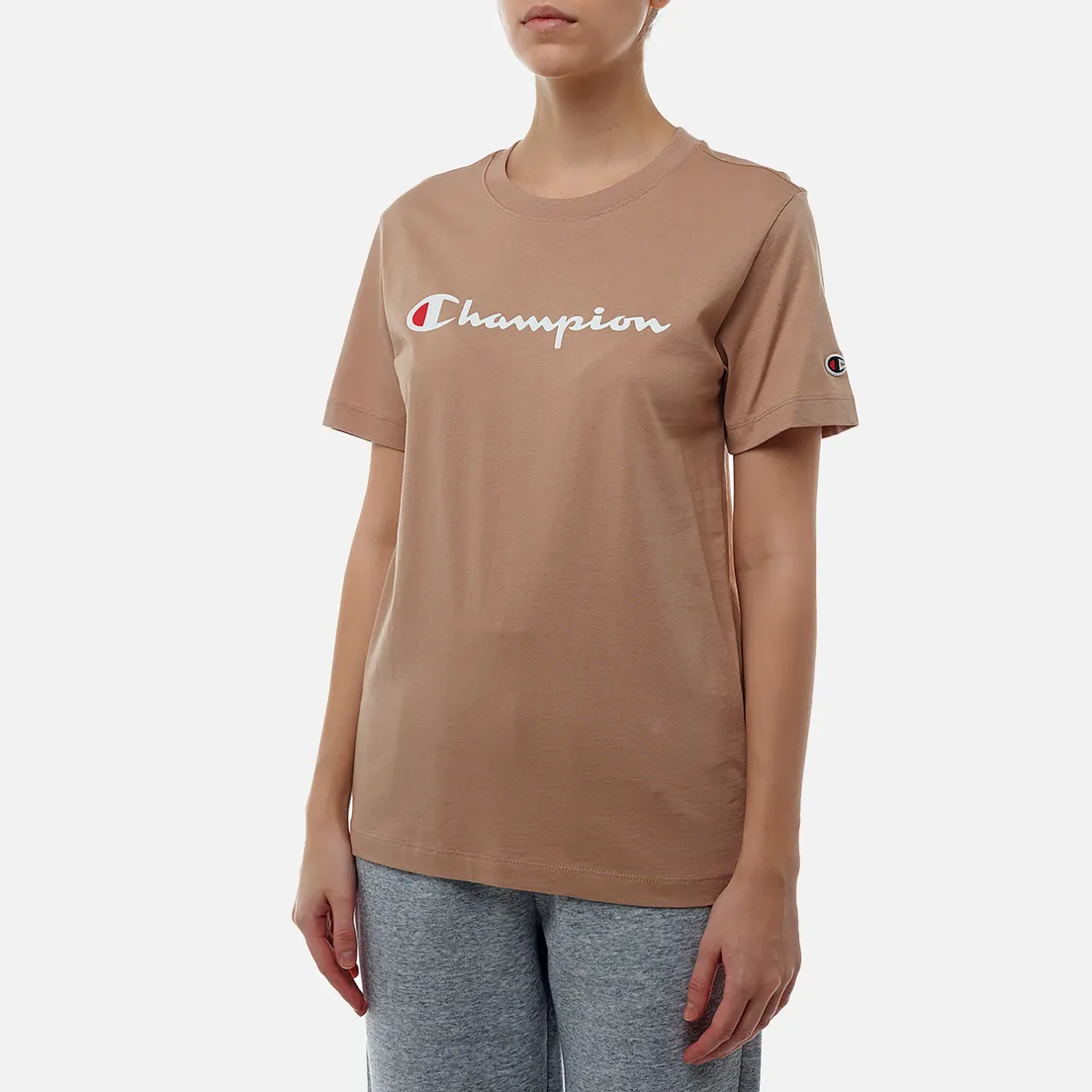 Champion Женская футболка Big Logo Crew Neck