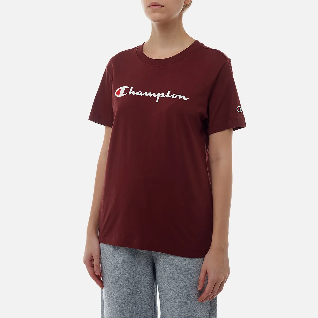 Champion Женская футболка Big Logo Crew Neck