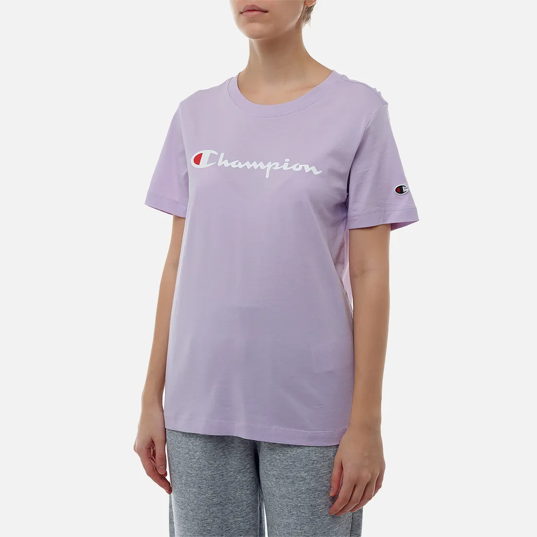Champion Женская футболка Big Logo Crew Neck