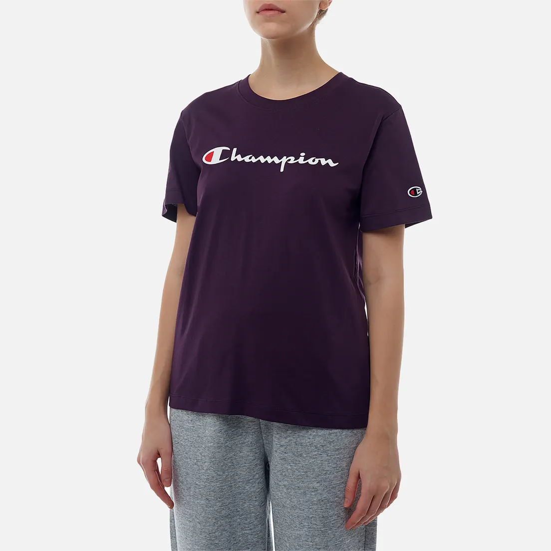 Champion Женская футболка Big Logo Crew Neck