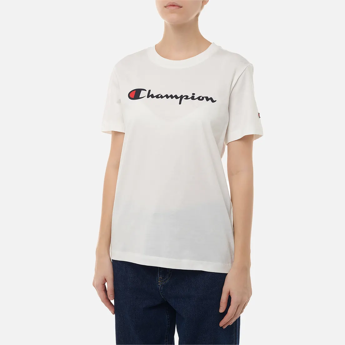 Champion Женская футболка Big Logo Crew Neck
