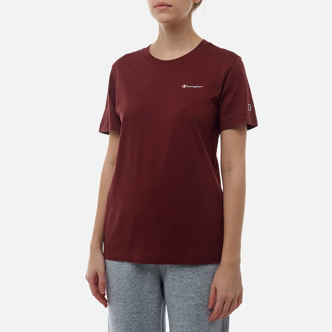 Champion Женская футболка Small Logo Crew Neck