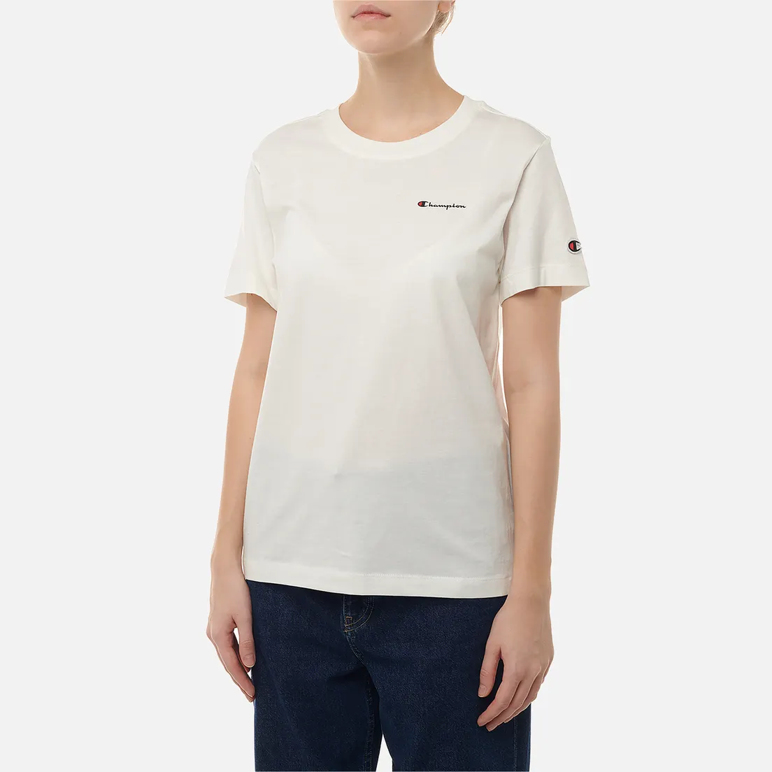Champion Женская футболка Small Logo Crew Neck