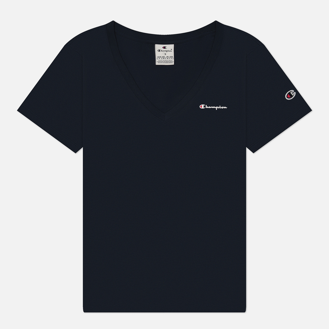 Champion Женская футболка Small Logo V-Neck