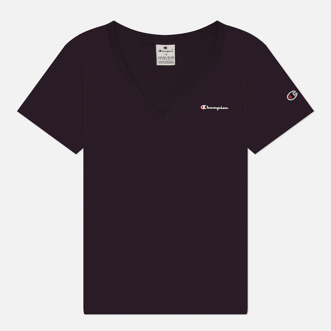 Champion Женская футболка Small Logo V-Neck