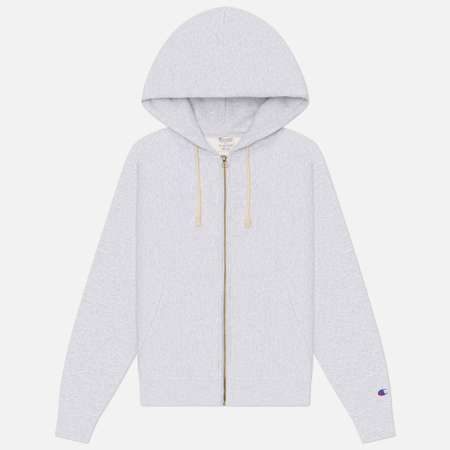 Женская толстовка Champion Reverse Weave Pinnacle Heavyweight Full-Zip Fleece Hoodie, цвет серый, размер S