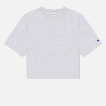 Женская футболка Champion Reverse Weave Pinnacle Cropped Heavyweight Cotton Jersey, цвет серый, размер M