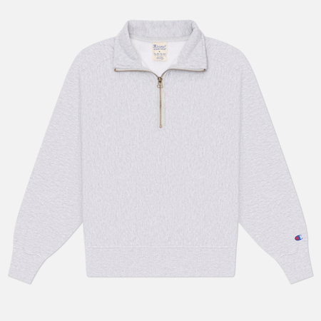 Женская толстовка Champion Reverse Weave Pinnacle Heavyweight Half-Zip Fleece, цвет серый, размер M