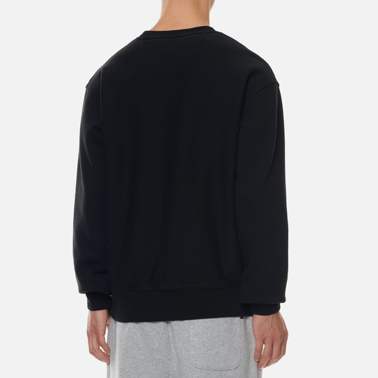 Мужская толстовка Stussy Logo Crew Black