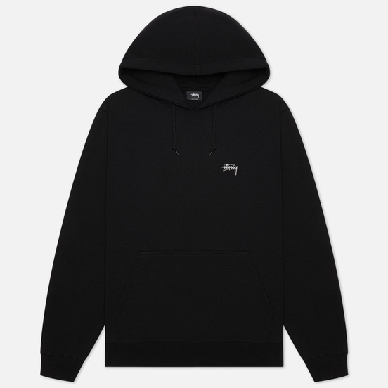 Мужская толстовка Stussy Logo Hoodie Black
