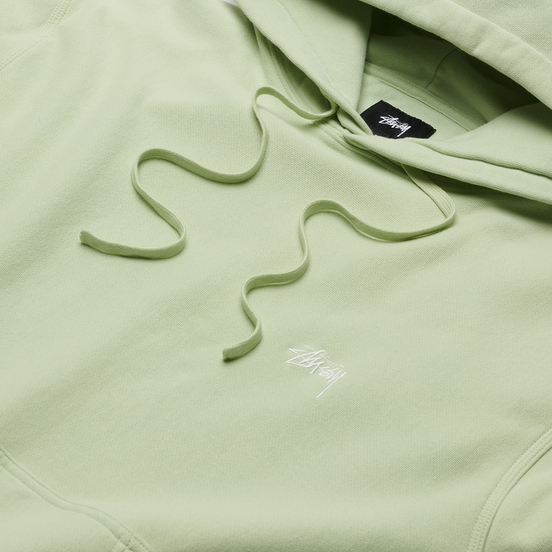 Мужская толстовка Stussy Logo Hoodie Green