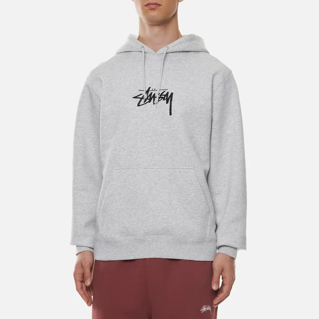 Stussy Мужская толстовка Stock Logo Applique Hoodie