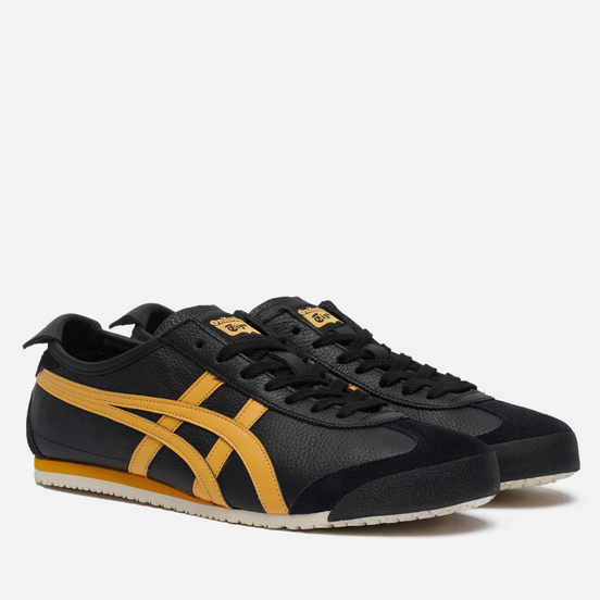 Мужские кроссовки Onitsuka Tiger Mexico 66 Black/Honey Gold