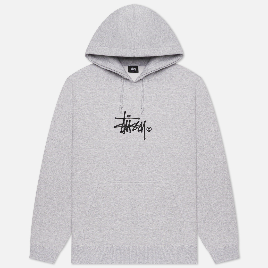 Stussy Copyright Stock Applique Hoodie 118407 ASH HEATHER