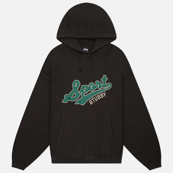 Мужская толстовка Stussy Satin Patch Oversized Hoodie